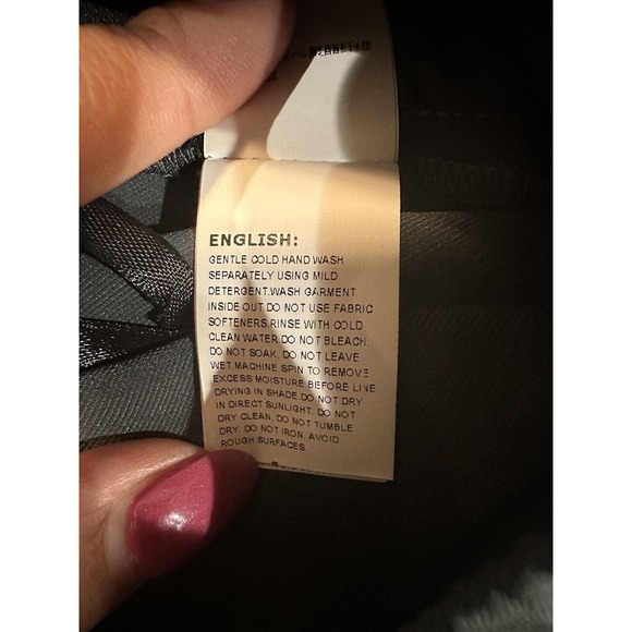 NWT AHA Selected Drooping High Waist Long Dress Pants Women’s Size Large Gray - Picture 15 of 16